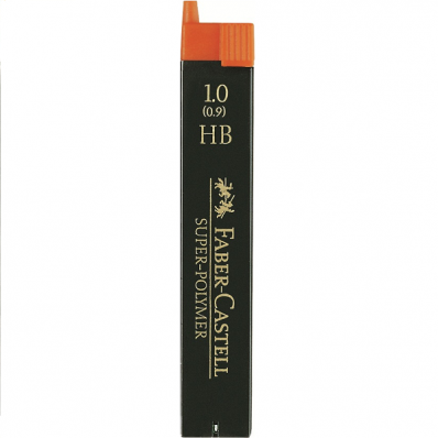 Mina creion 1.0mm HB Super-Polymer 12 buc/set, FABER-CASTELL