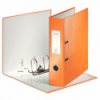 Biblioraft plastifiat 80mm 180Â° portocaliu metalizat, LEITZ WoW