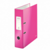Biblioraft plastifiat 80mm 180Â° roz metalizat, LEITZ WoW