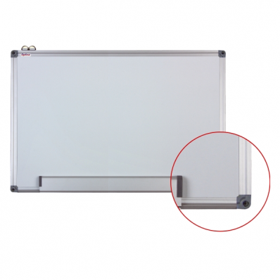 Tabla magnetica alba (whiteboard) 60x90cm rama aluminiu, OPTIMA