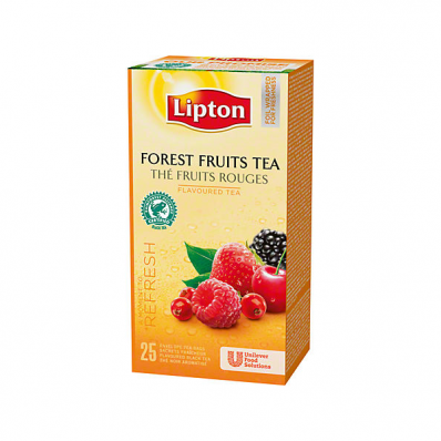Ceai de fructe de padure 25 pliculete/cut, LIPTON
