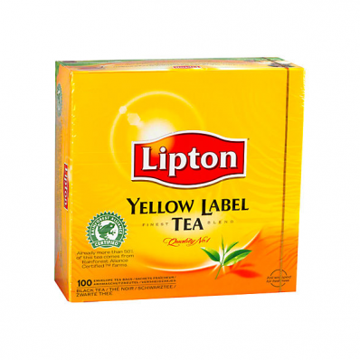 Ceai Yellow Label 100 pliculete/cut, LIPTON