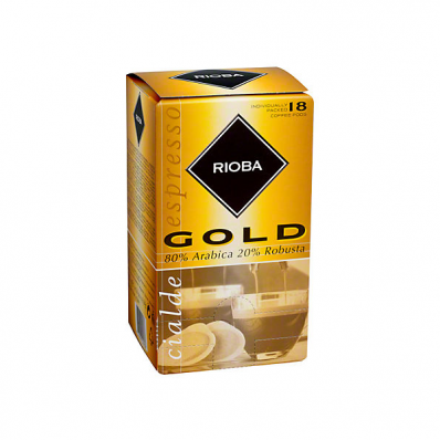 Capsule cafea 6.94g 18 buc/cut, RIOBA Gold