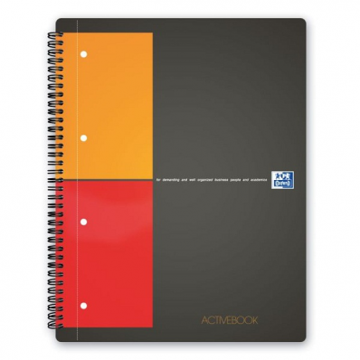Caiet A4+ cu spira 80 file matematica, OXFORD Activebook