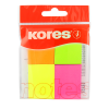 Notes adeziv 40x50mm 4 culori neon x 50 file, KORES