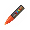 Marker pentru desen varf tesit 8.0mm portocaliu fluorescent, UNI Posca PC-8K