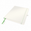 Caiet 187x242mm (iPad) 80 file matematica 100g/mp coperti rigide alb, LEITZ Complete