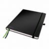 Caiet 187x242mm (iPad) 80 file matematica 100g/mp coperti rigide negru, LEITZ Complete