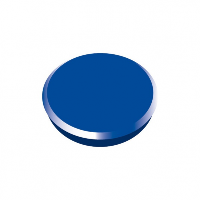Magneti tabla 24mm diametru plastic albastru 10 buc/set, ALCO
