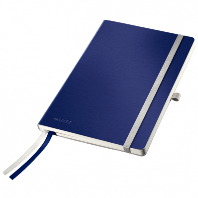 Caiet A5 80 file dictando coperti flexibile albastru violet, LEITZ Style