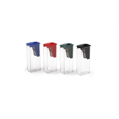 Ascutitoare plastic simpla cu container culori standard, FABER-CASTELL