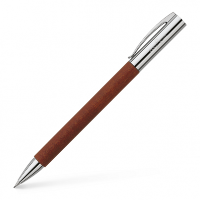 Creion mecanic de lux 0.7mm corp maro, FABER-CASTELL Ambition Pearwood