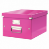 Cutie arhivare medie roz, LEITZ WoW Click&Store